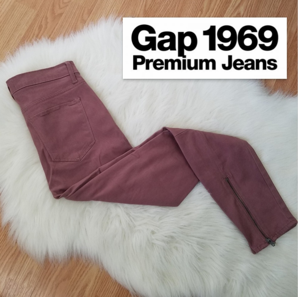 NWT Gap 1969 Stretch True SKINNY Ankle Zip Pocket - Picture 6 of 8